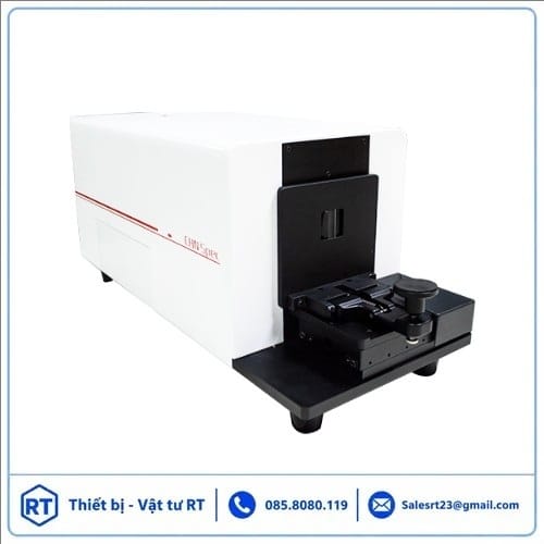 Hình ảnh máy đo màu quang phổ hình ảnh CHNSpec DS-1050 màu trắng, thiết kế để bàn, khu vực đo phía trước rộng rãi cùng bàn gá mẫu chính xác, phù hợp cho kiểm tra và phân tích màu sắc trong sơn, nhựa, dệt may, điện tử và in ấn. Máy đo màu quang phổ hình ảnh CHNSpec DS-1050 cung cấp khả năng đo màu chính xác cao, phân tích màu theo từng điểm ảnh, phù hợp cho sơn, nhựa, dệt may, điện tử và nghiên cứu vật liệu.