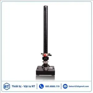 Thiết bị kiểm tra độ bền va đập BEVS 1601 với cột dẫn hướng chia vạch chính xác, dùng đánh giá khả năng chống nứt và bong tróc của lớp phủ khi chịu tác động cơ học.