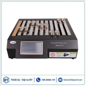 Máy đo thời gian khô sơn BEVS 1815 giúp xác định các giai đoạn khô và đóng rắn của sơn, lớp phủ, điều khiển màn hình cảm ứng, đáp ứng ASTM D5895