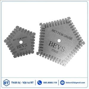 Thước đo màng sơn ướt BEVS 1701 & 1706 giúp đo nhanh độ dày lớp sơn, mực in và lớp phủ ướt, thiết kế bằng thép không gỉ hoặc nhôm bền chắc.