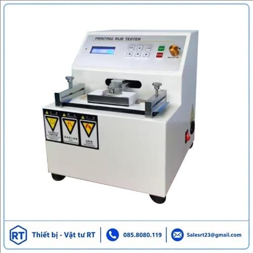 Máy kiểm tra độ bền mực in GT-D35 dùng để đánh giá khả năng chịu mài mòn của lớp mực in, bản in cảm quang và các lớp phủ bề mặt theo các tiêu chuẩn ASTM D5264, TAPPI T830 và JIS K5701.