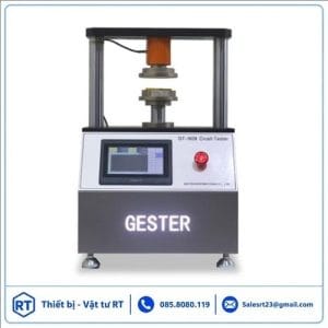 Máy kiểm tra độ nén giấy GT-N09 Paper Crush Tester chuyên dùng kiểm tra độ bền nén giấy và carton với các phép thử RCT, ECT, FCT, PAT và CMT. Thiết bị có màn hình cảm ứng, độ chính xác cao, phù hợp cho phòng QC, phòng thí nghiệm và nhà máy sản xuất bao bì giấy.
